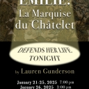 Emilie: La Marquise du Chatelet Defends Her Life Tonight